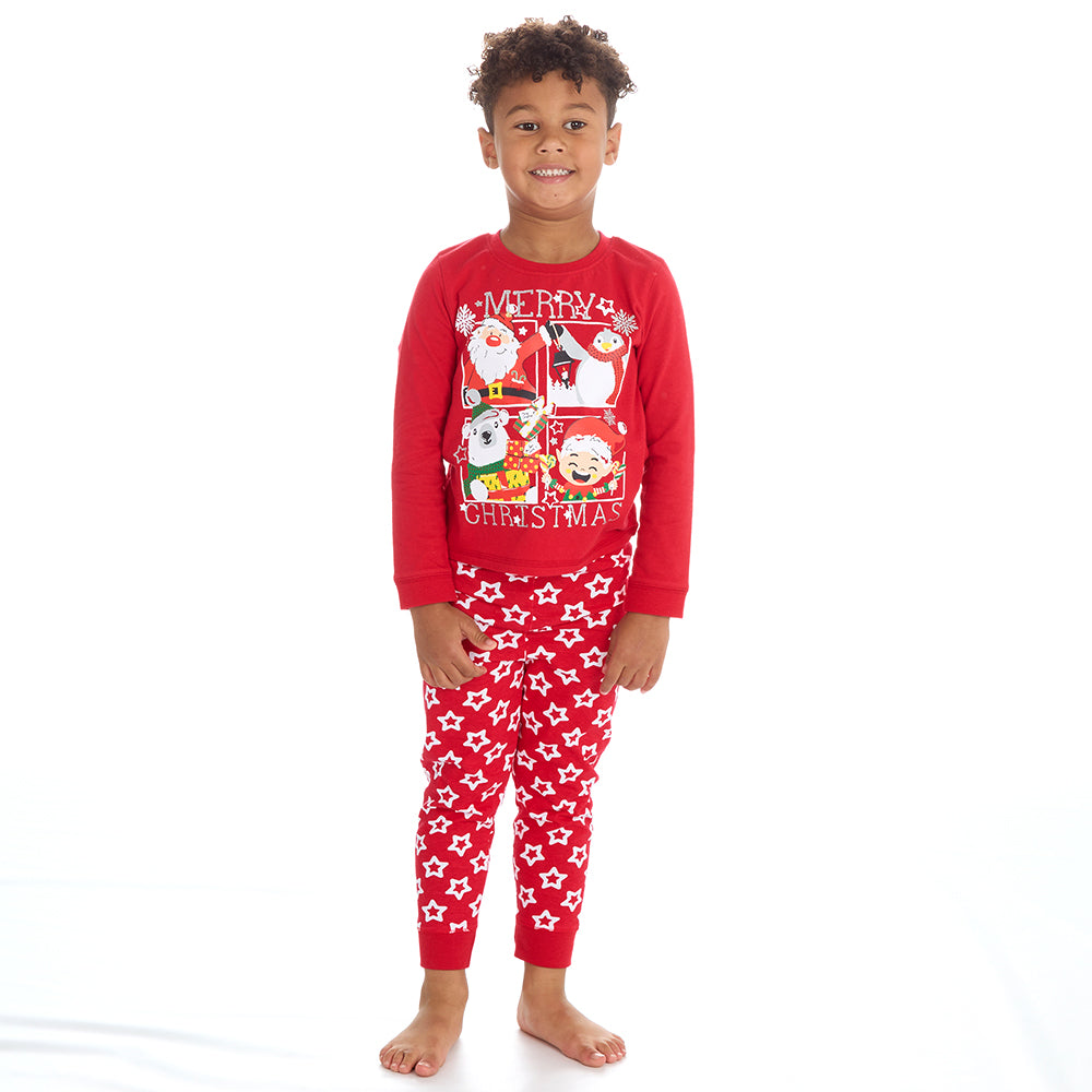 Infant Kids Merry Christmas Cotton Pyjama Set