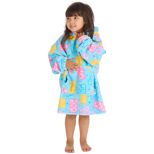 Infant Girls Gummy Bear Blanket Hoodie