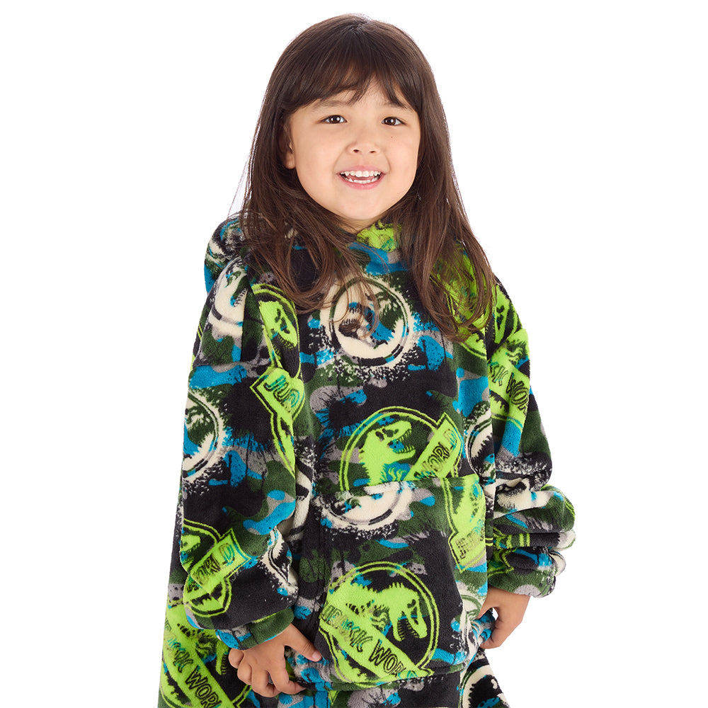 Infant Girls Jurassic World Blanket Hoodie