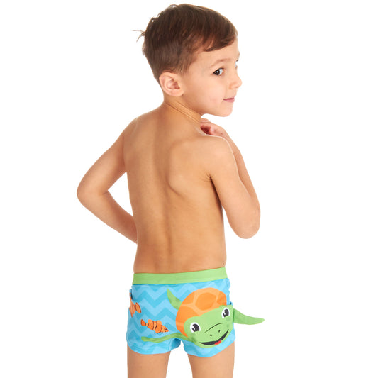 Infant Boys Turtle Swim Trunks