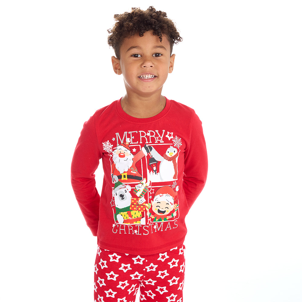 Infant Kids Merry Christmas Cotton Pyjama Set