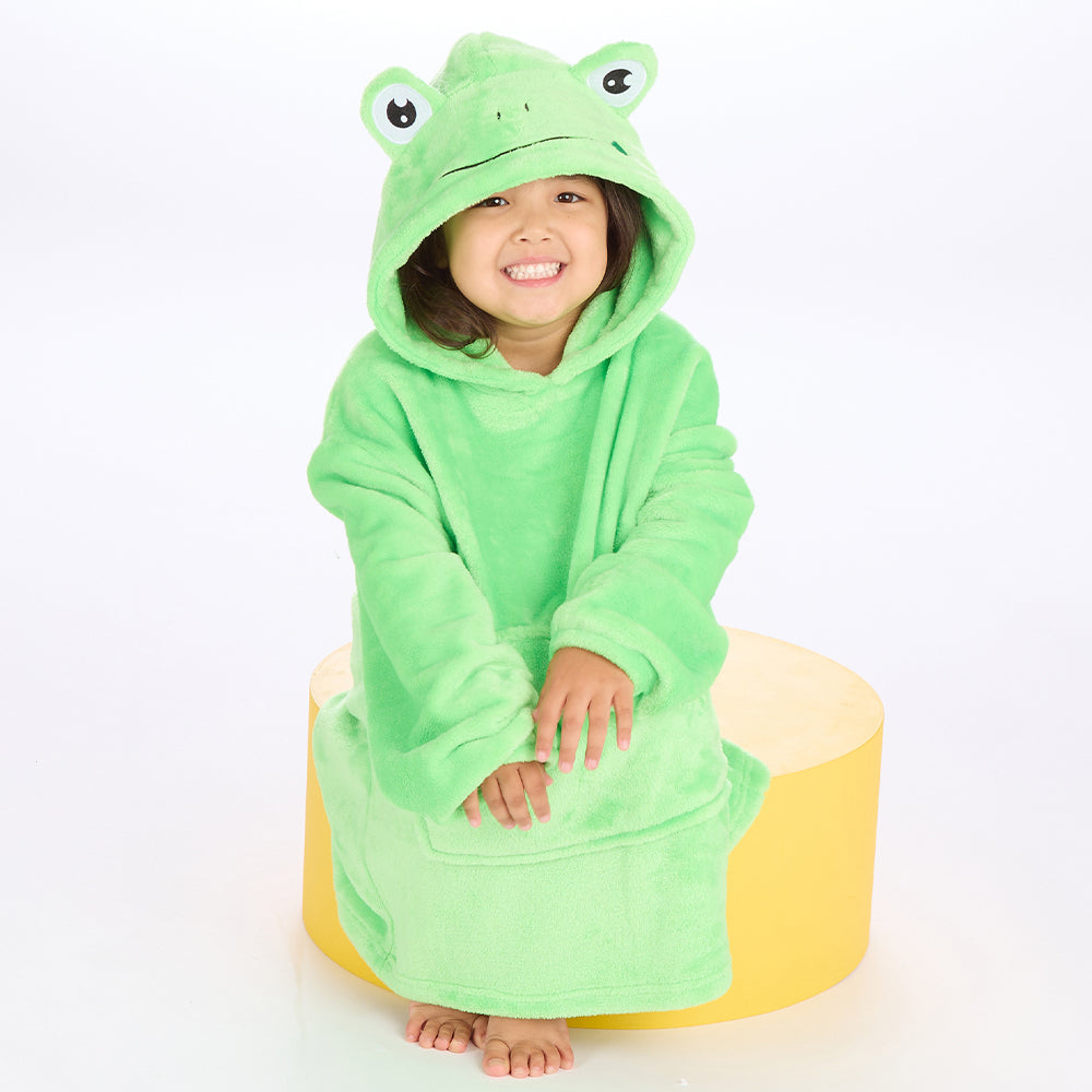 Infant Kids Frog Mini Snuggle Hoodie