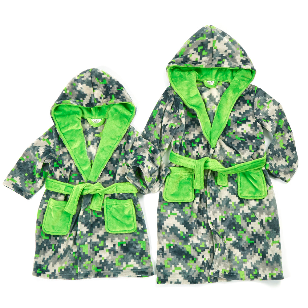 Infant Boys Pixel Dressing Gown