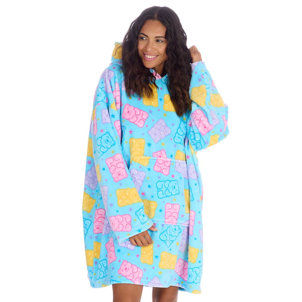 Ladies Gummy Bear Blanket Hoodie
