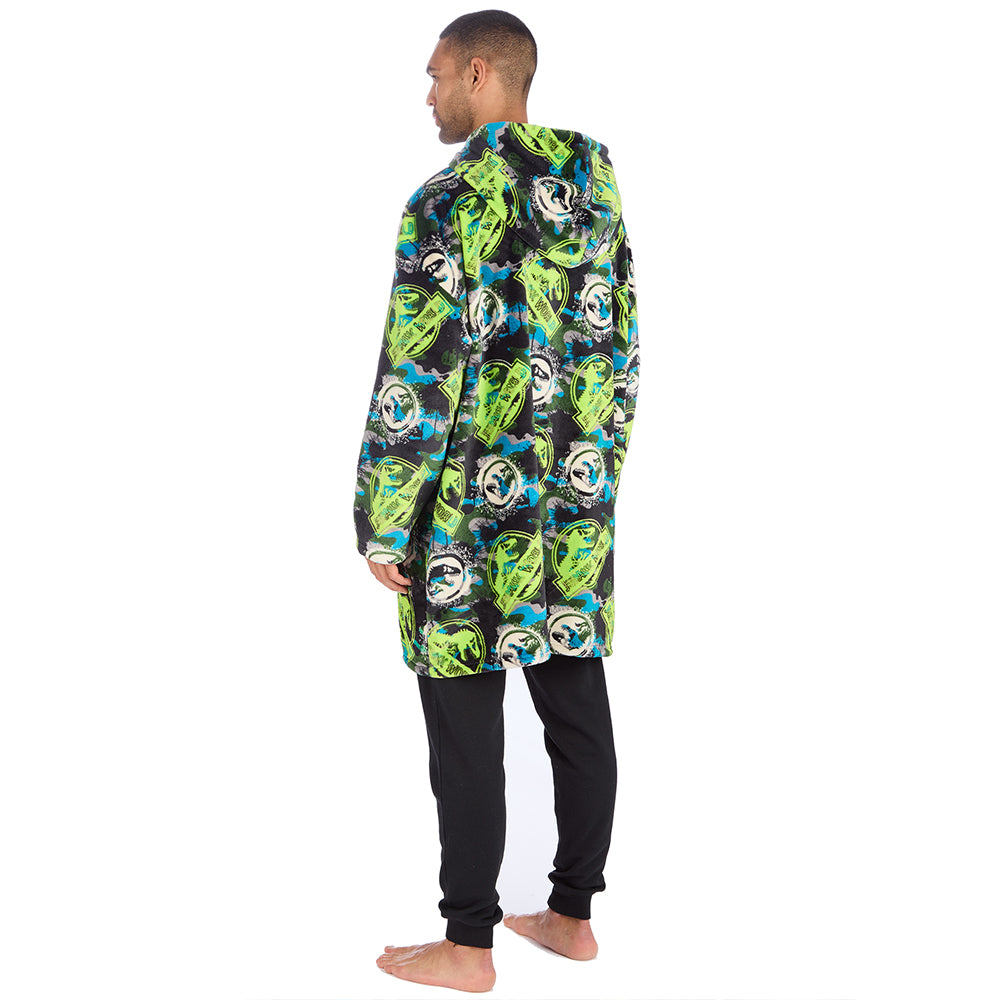 Mens Jurassic World Blanket Hoodie