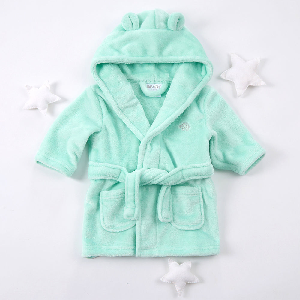 Baby Mint Bear Ears Dressing Gown