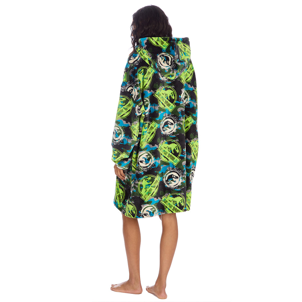 Ladies Jurassic World Blanket Hoodie
