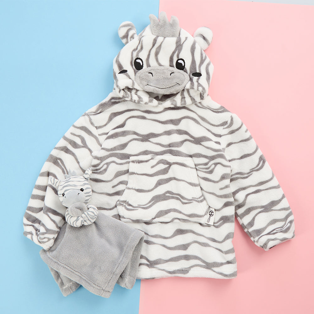 Toddler Zebra Mini Snuggle Hoodie