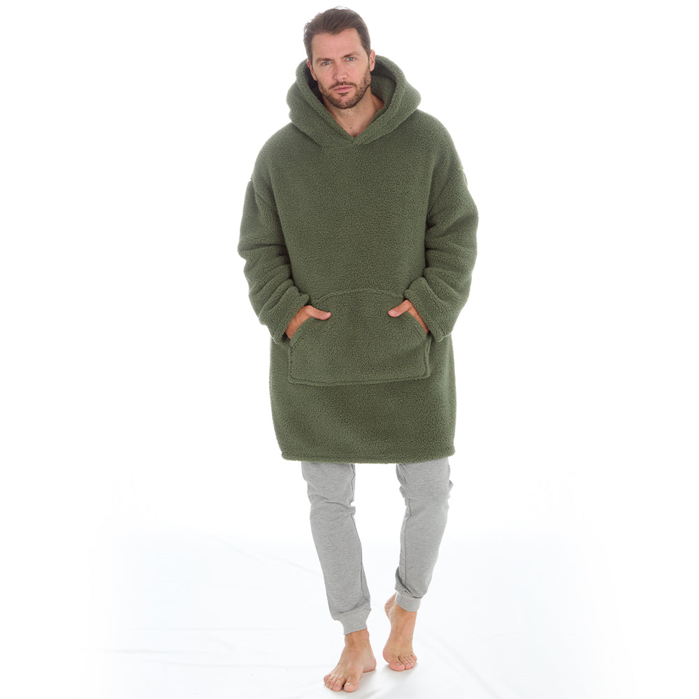 Green blanket hoodie hotsell