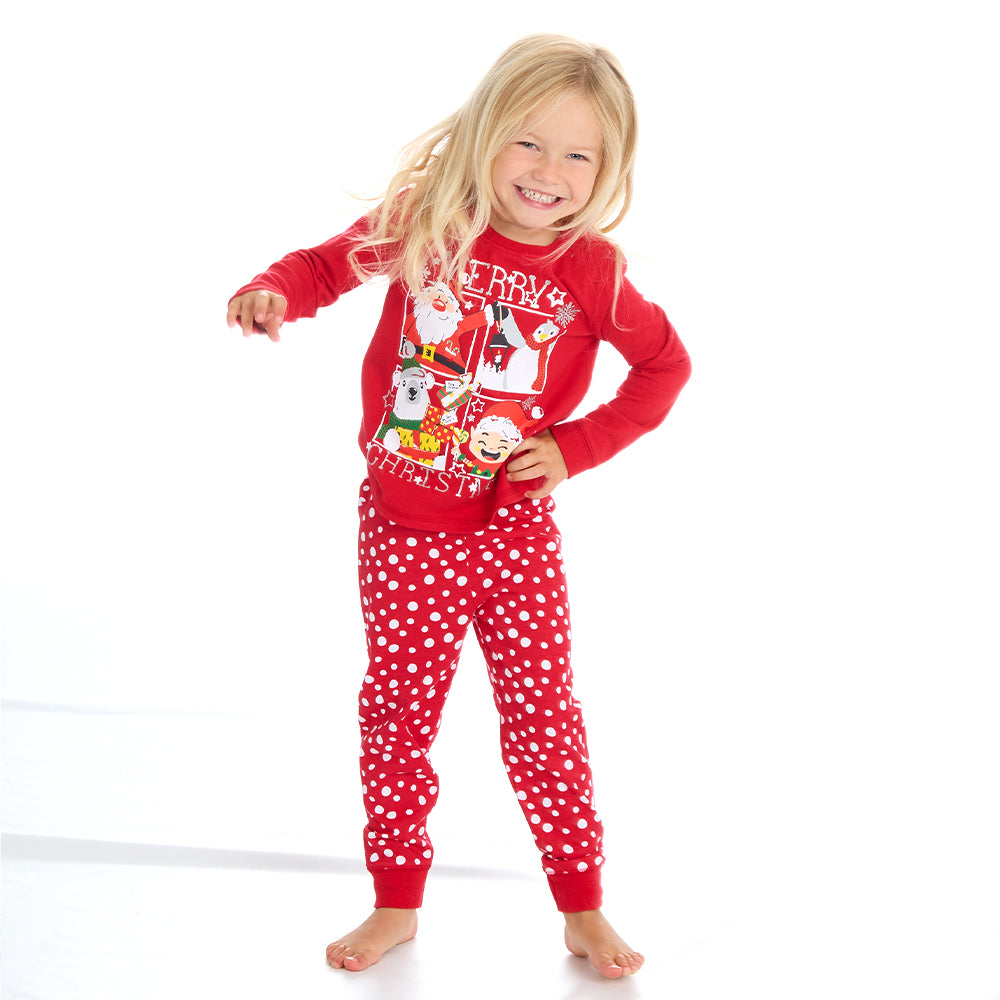 Infant Kids Merry Christmas Cotton Pyjama Set