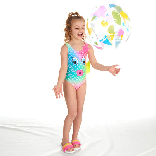 Infant Girls Fish One Piece Swimsuit