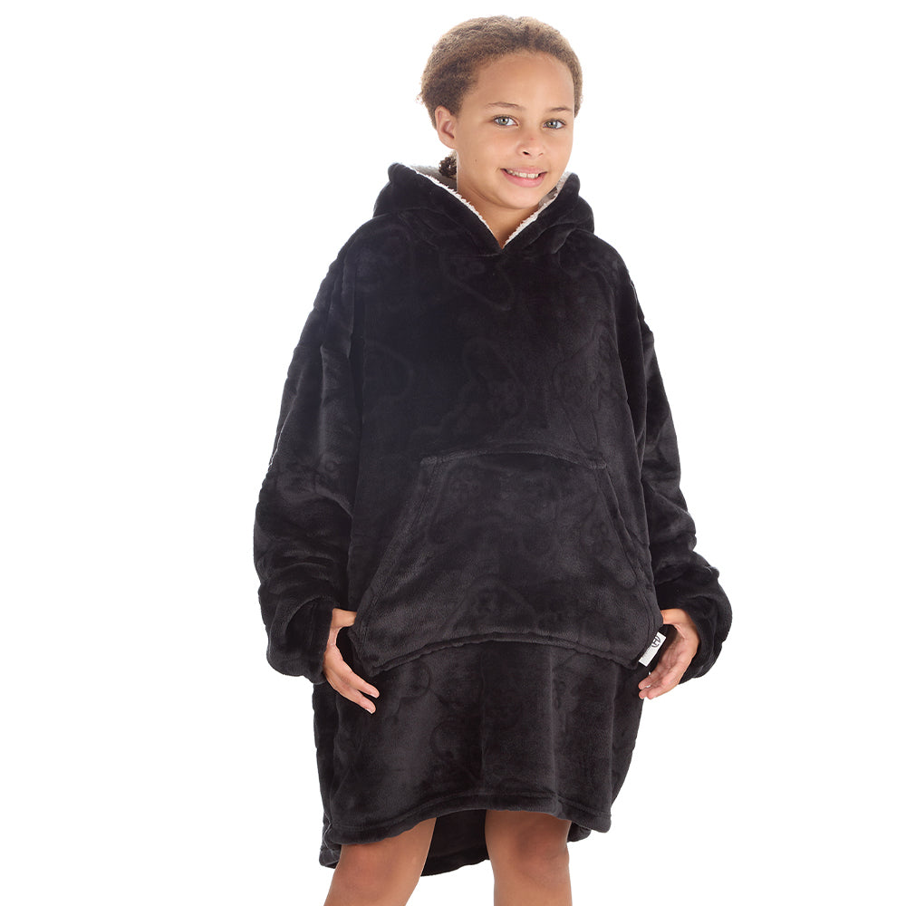 Girls Gaming Embossed Blanket Hoodie
