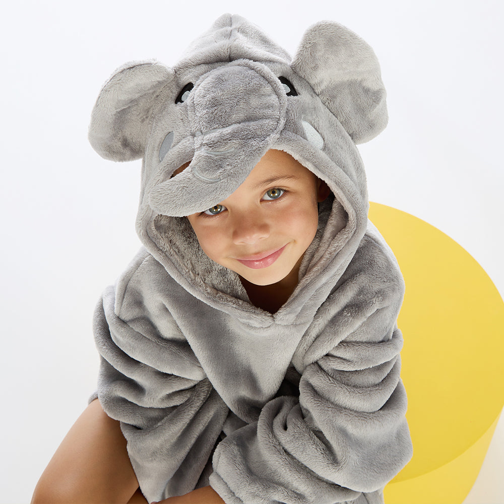 Toddler Elephant Mini Snuggle Hoodie