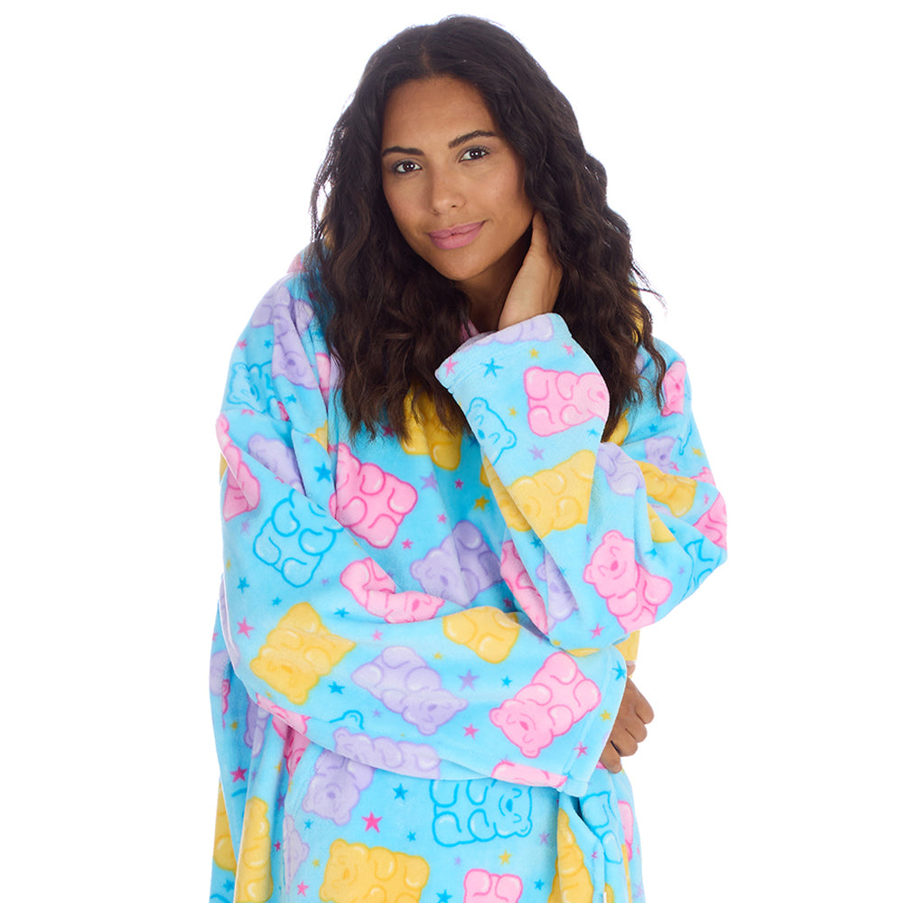 Ladies Gummy Bear Blanket Hoodie