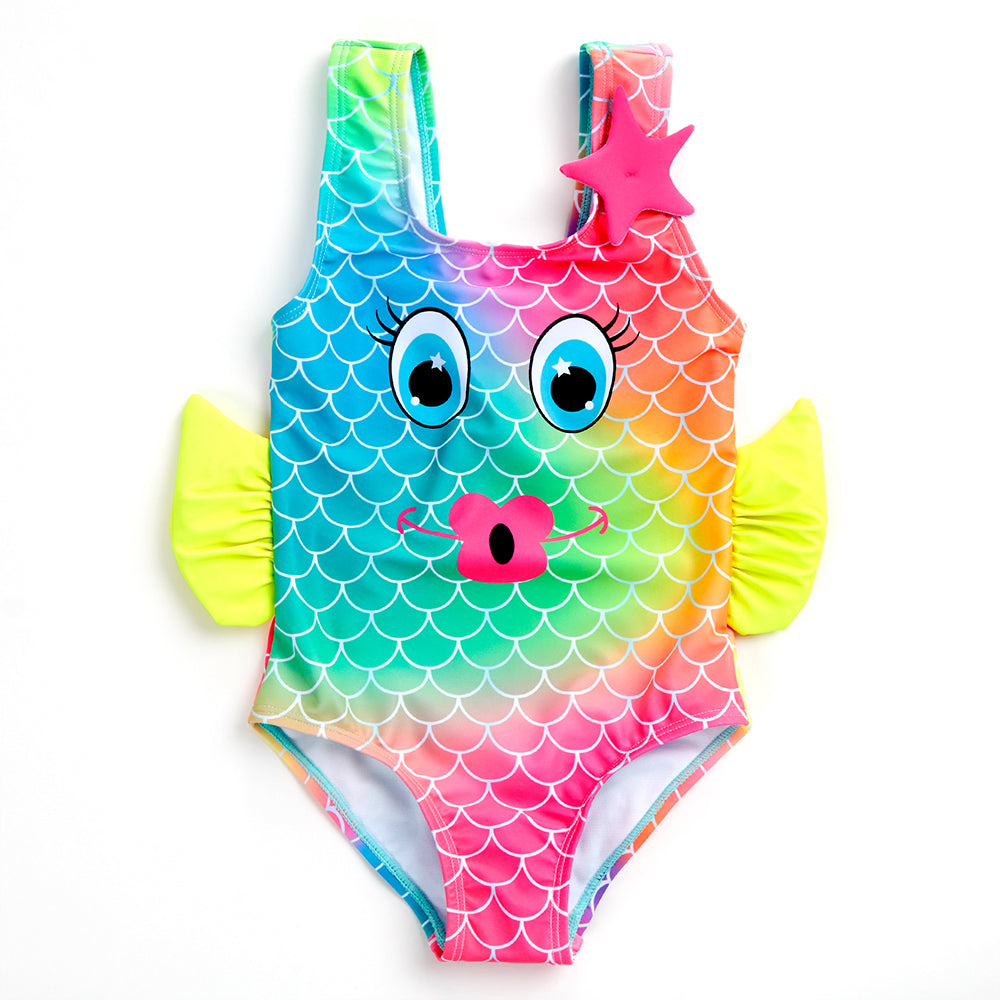 Infant Girls Fish One Piece Swimsuit