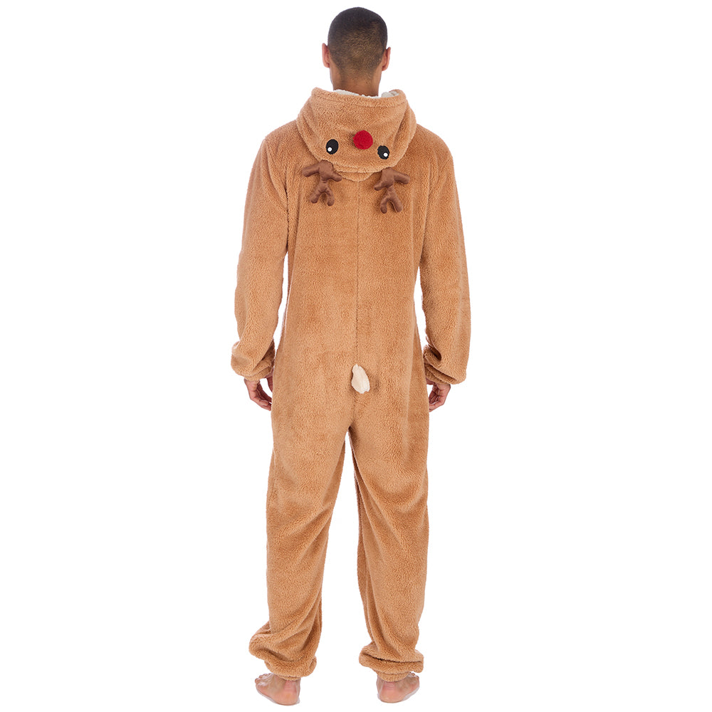 Mens Christmas Reindeer Onesie
