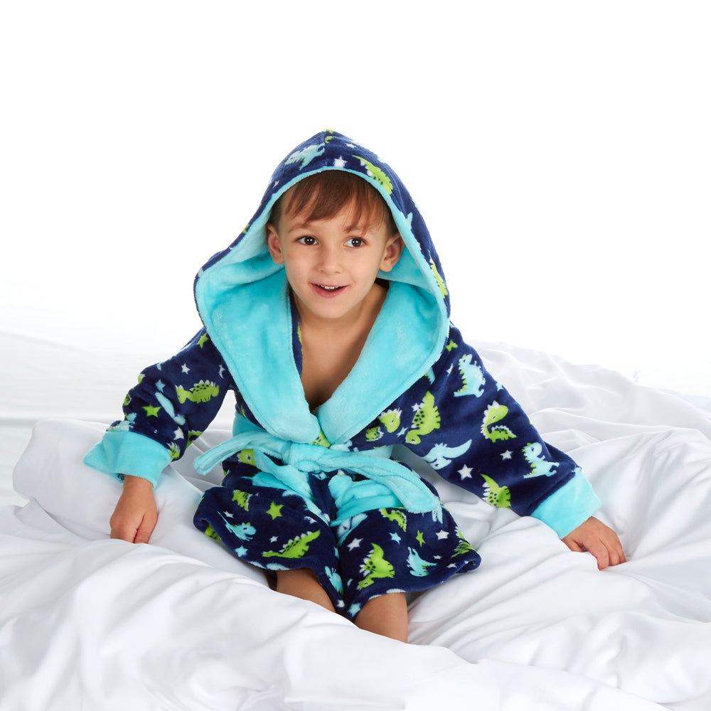 Infant Boys Dinosaur Dressing Gown