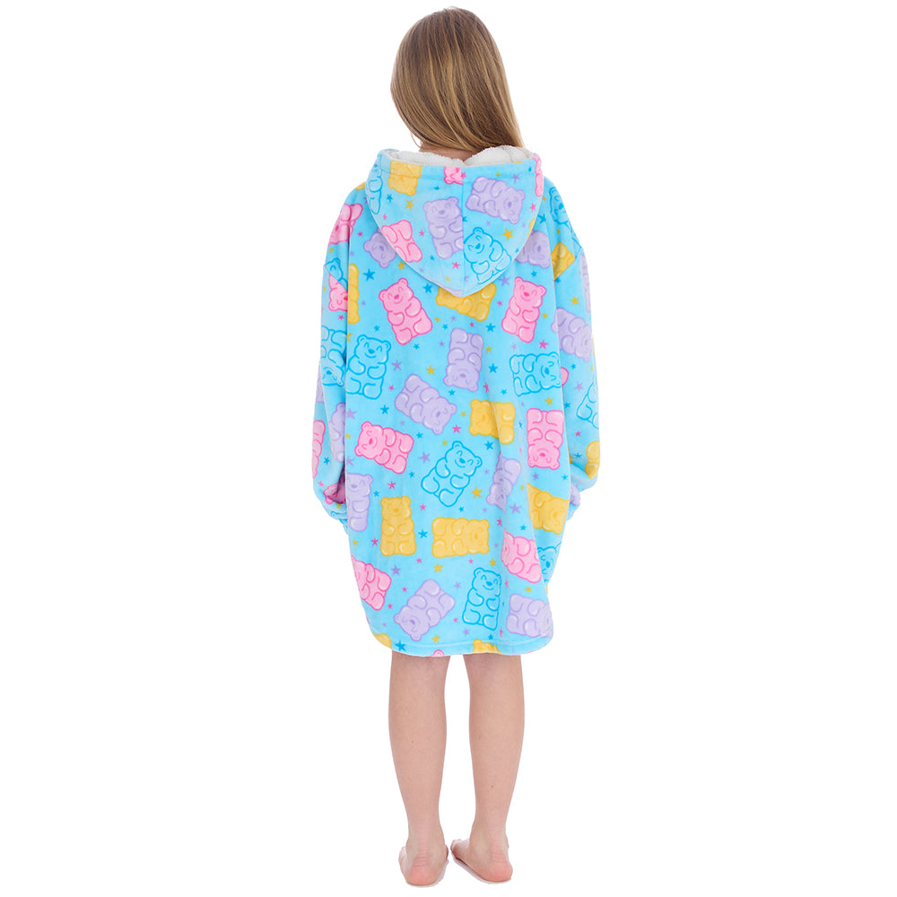 Girls Gummy Bear Blanket Hoodie