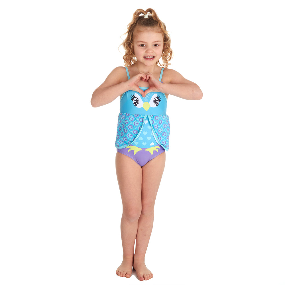 Infant Girls Bird One Piece Swimsuit