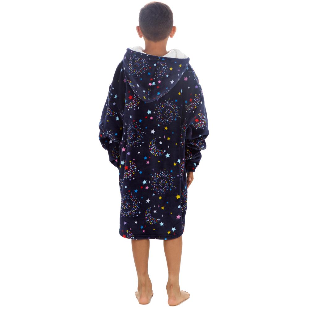 Boys Galaxy Navy Blanket Hoodie