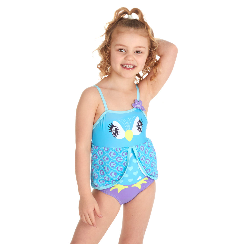 Infant Girls Bird One Piece Swimsuit