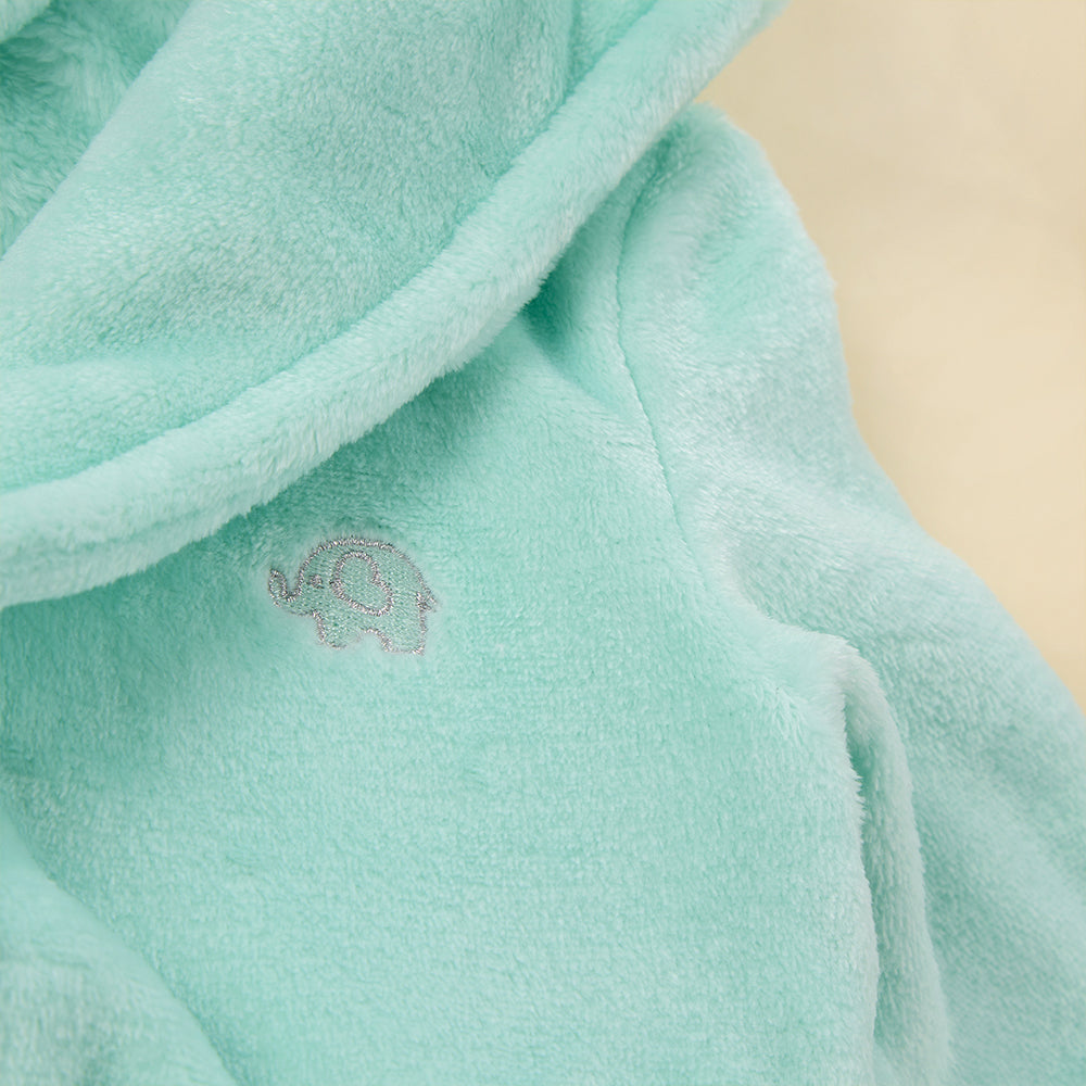 Baby Mint Bear Ears Dressing Gown