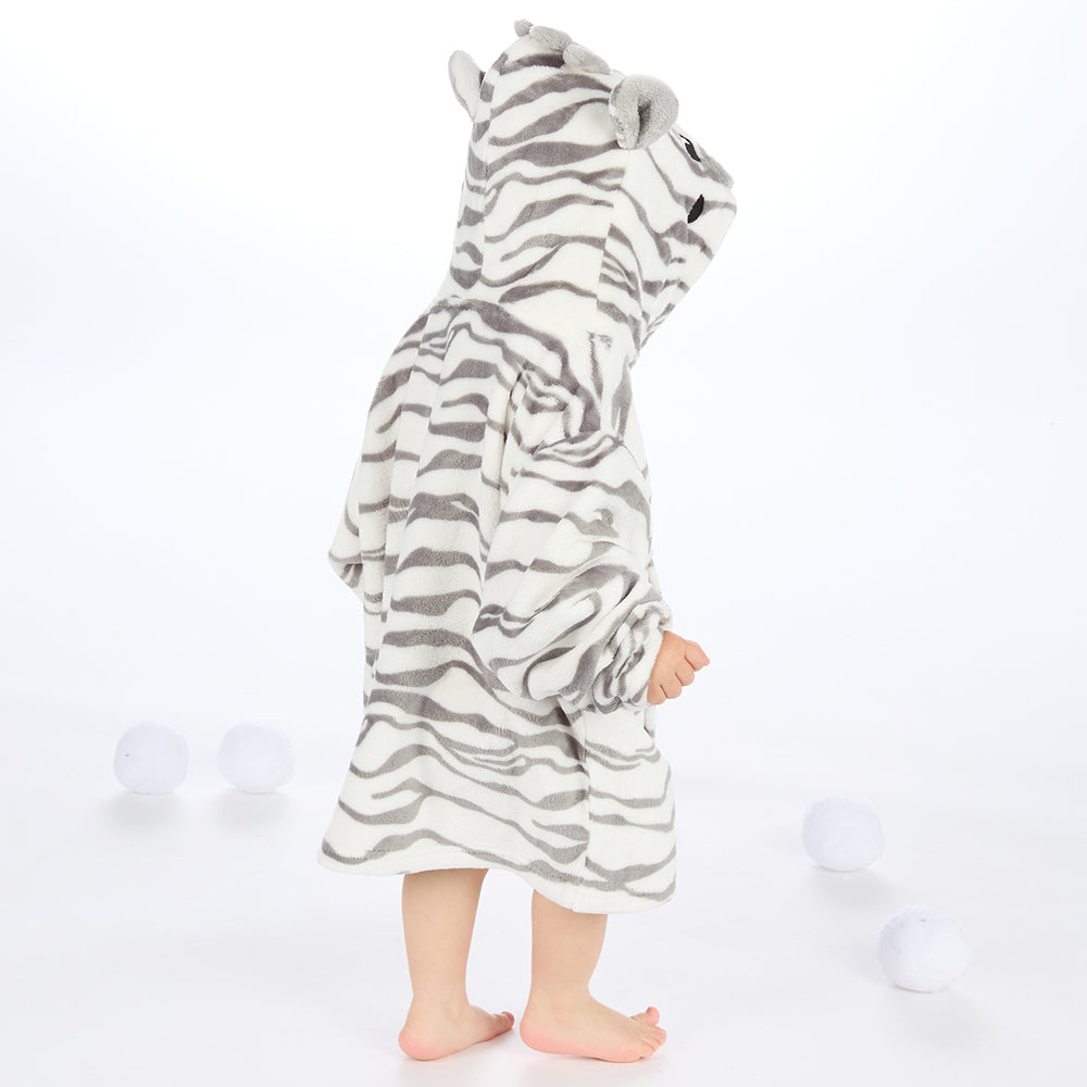 Toddler Zebra Mini Snuggle Hoodie