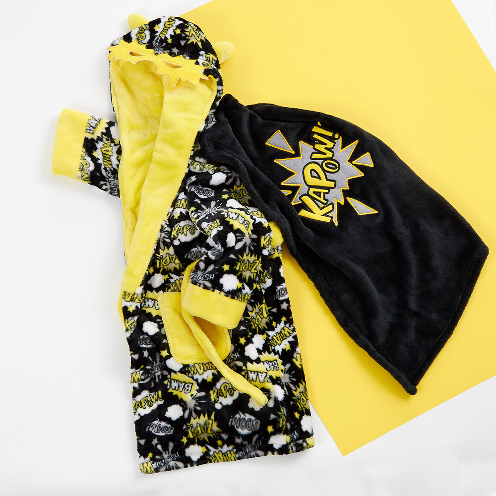 Infant Boys Superhero Dressing Gown 